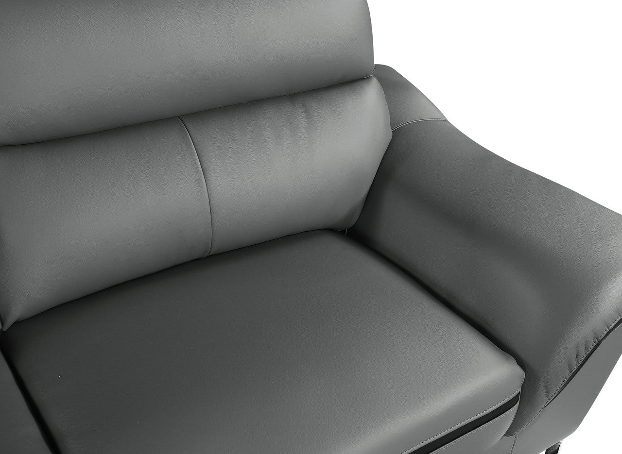 Celestial Genuine Leather Loveseat