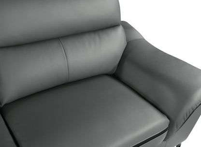 Celestial Genuine Leather Loveseat