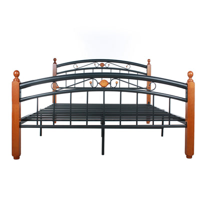 Go Green Woods Lexus Metal Bed Frame with Headboard & Footboard