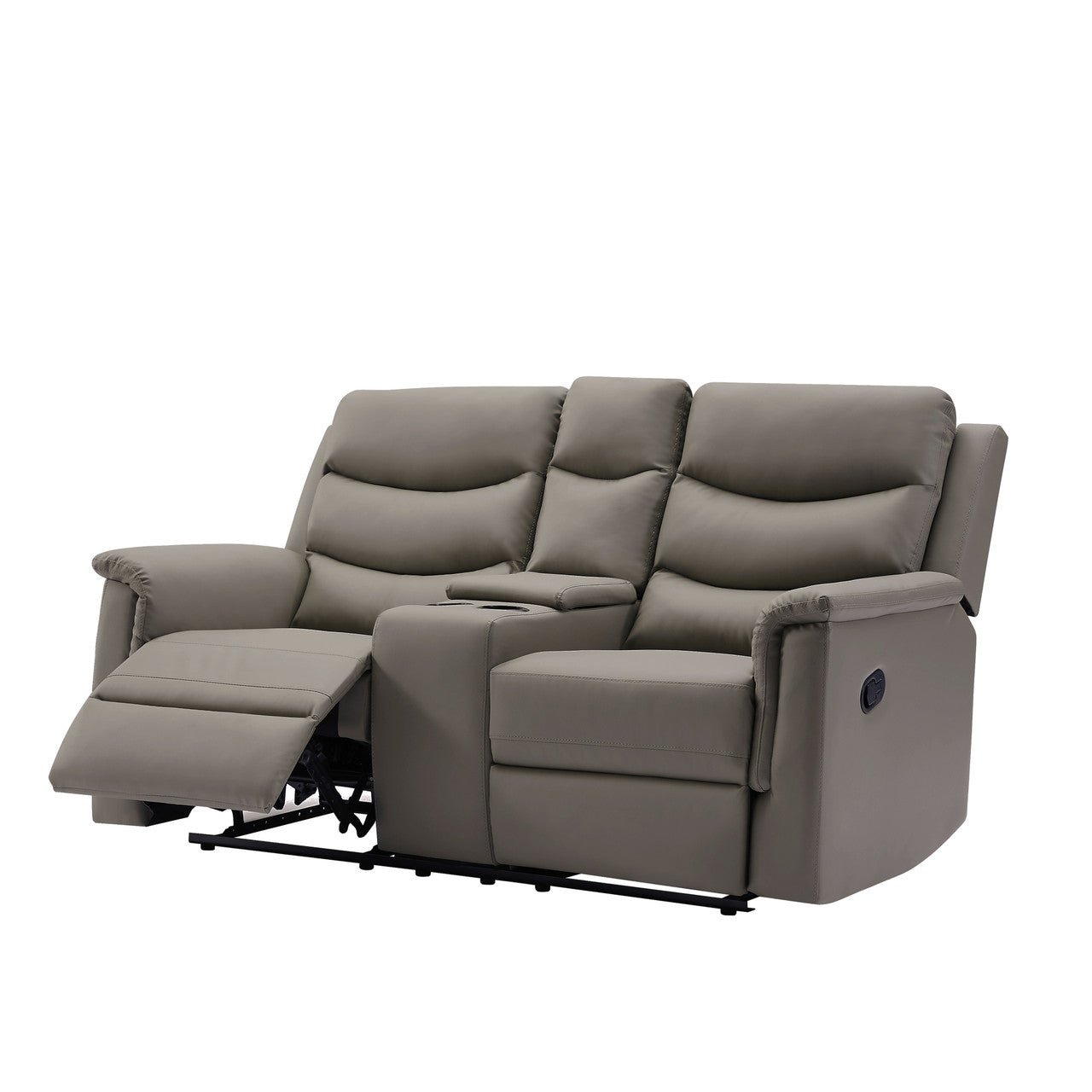 DreamSeat  2-Seater Motion Sofa Grey Pu