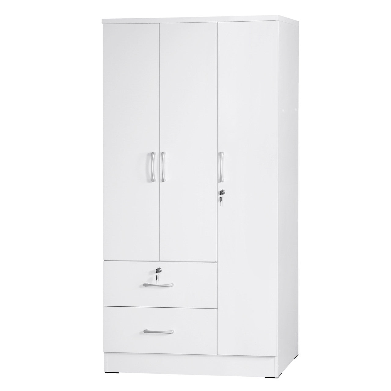 Go Green Woods Symphony Wardrobe Armoire Closet with Two Drawers