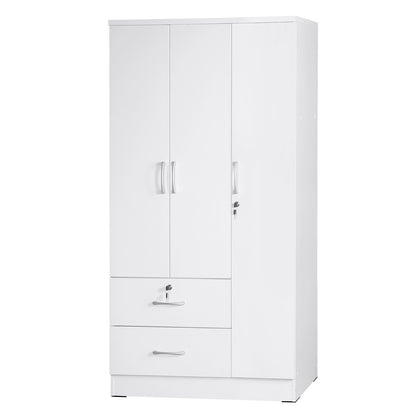 Go Green Woods Symphony Wardrobe Armoire Closet with Two Drawers