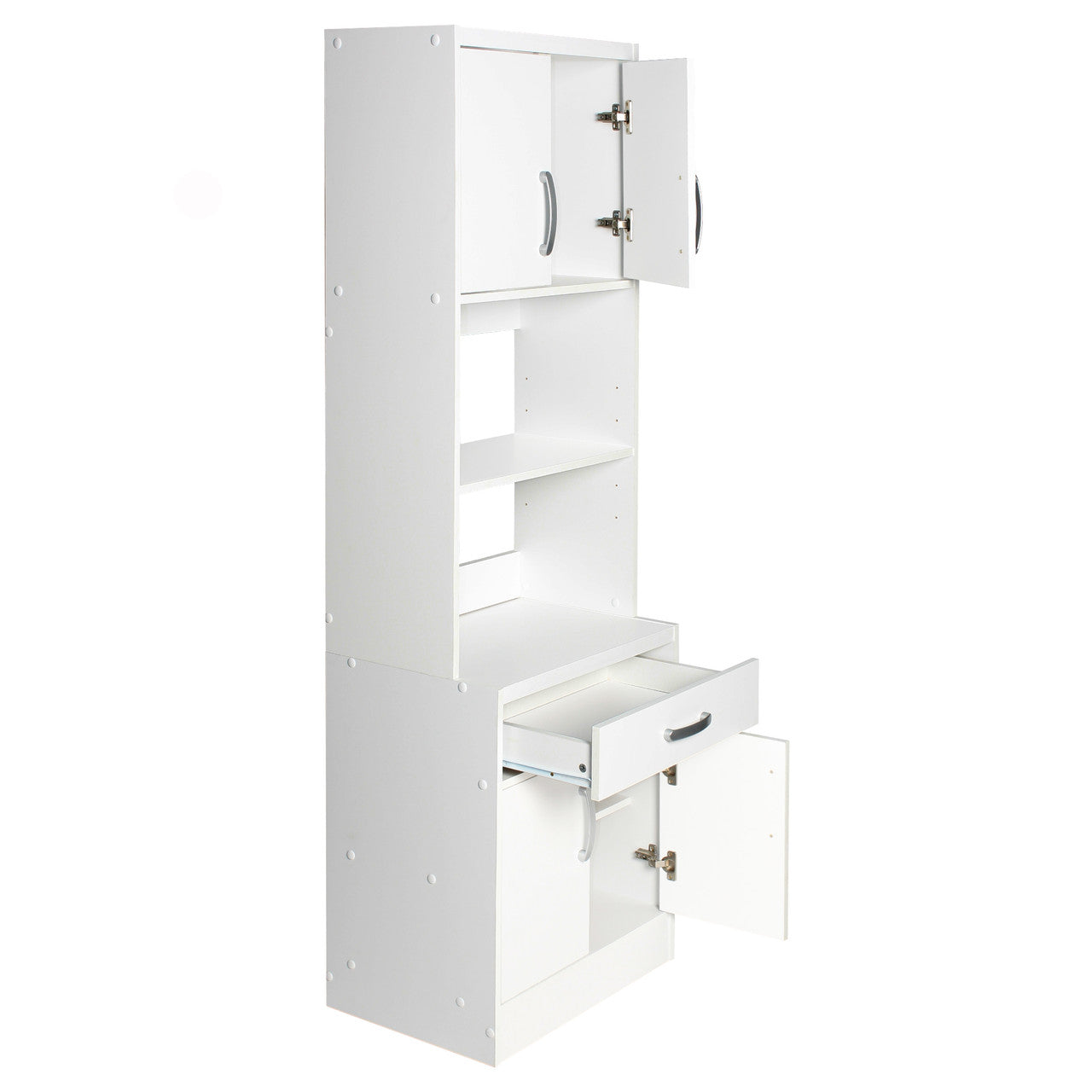 Go Green Woods Shelby Tall Wooden Kitchen Pantry