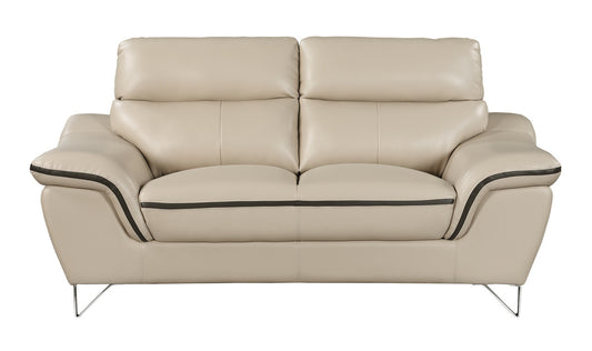 Enchantia Genuine Leather Loveseat
