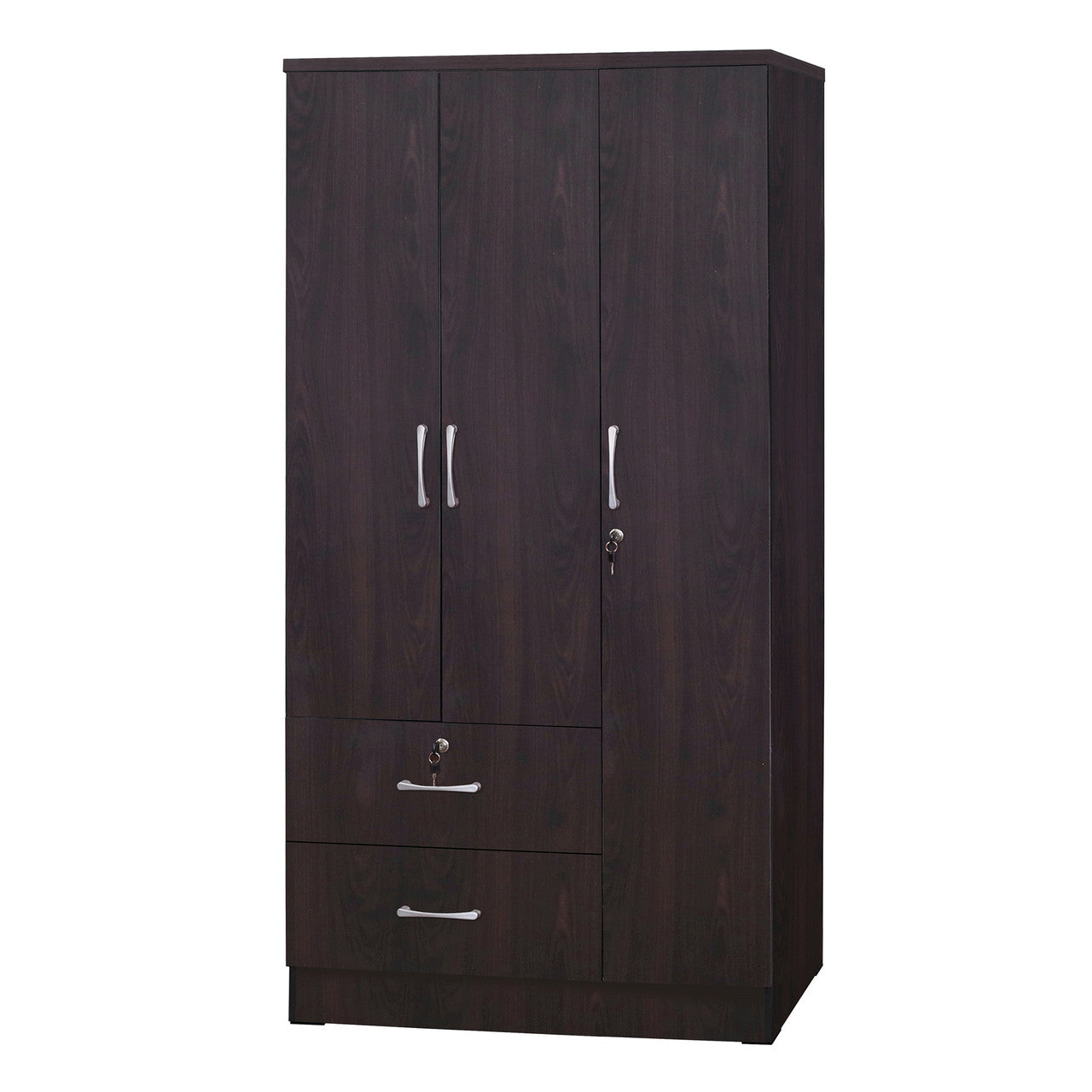 Go Green Woods Symphony Wardrobe Armoire Closet with Two Drawers