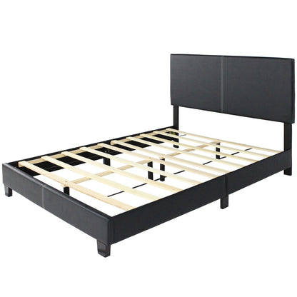 Go Green Woods Nora Faux Leather Upholstered Full Panel Bed