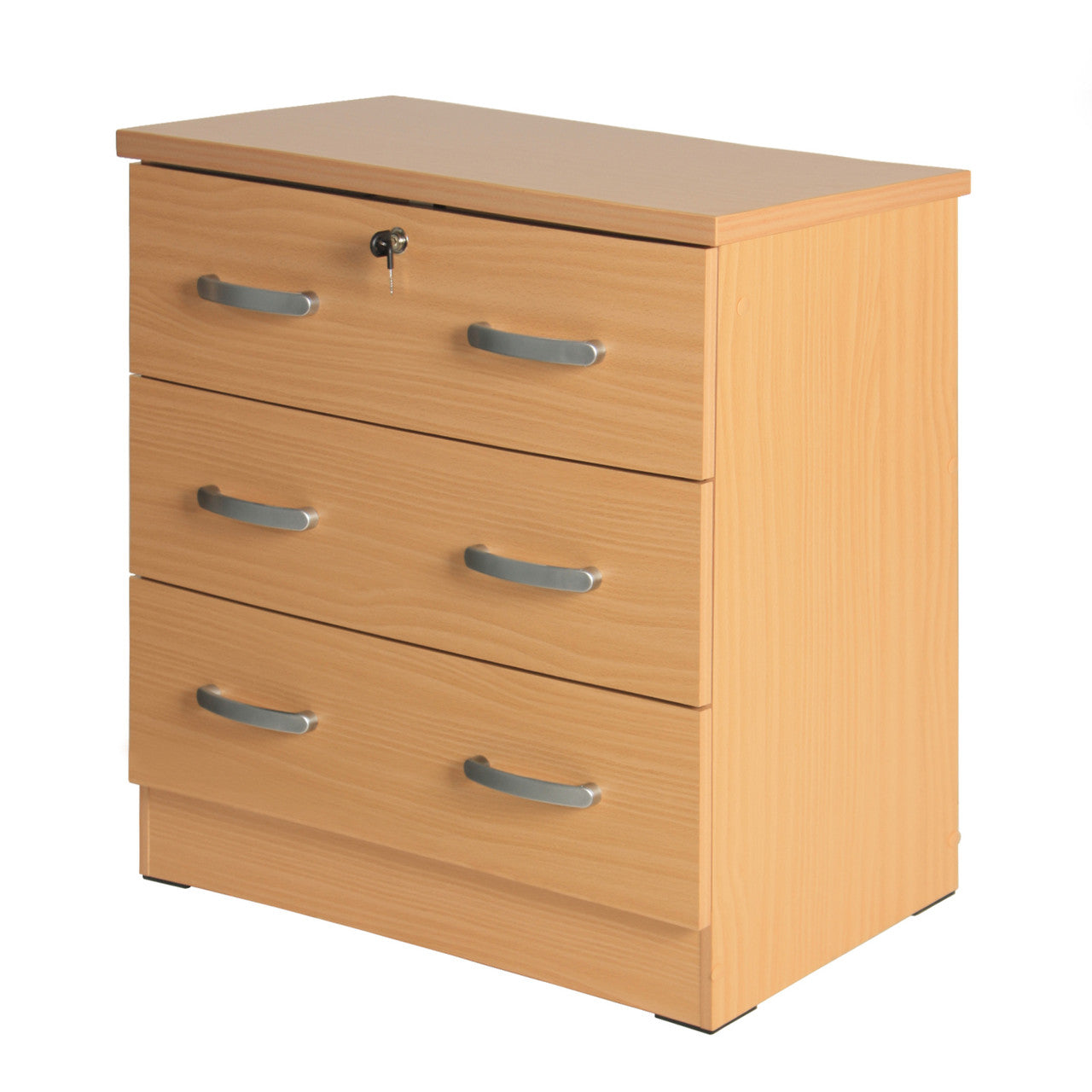 Go Green Woods Cindy Wooden 3 Drawer Chest Bedroom Dresser