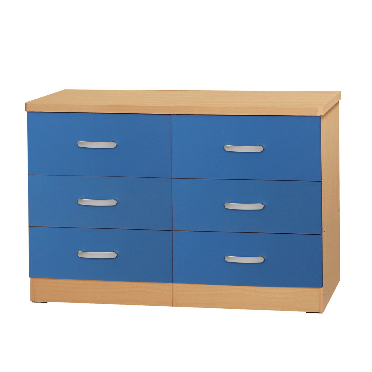 Go Green Woods Megan Wooden 6 Drawer Double Dresser