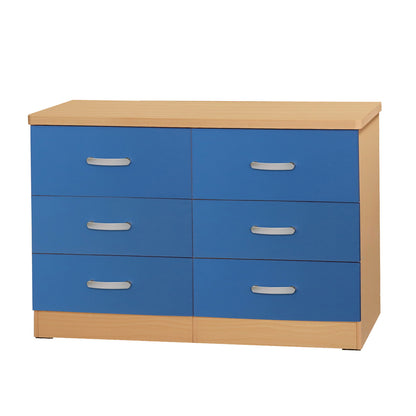Go Green Woods Megan Wooden 6 Drawer Double Dresser