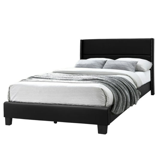 Go Green Woods Giulia Faux Leather Upholstered Full Platform Bed
