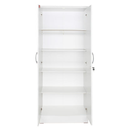 Go Green Woods Harmony Wood Two Door Armoire Wardrobe Cabinet