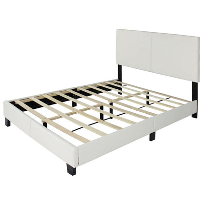 Go Green Woods Nora Faux Leather Upholstered Full Panel Bed