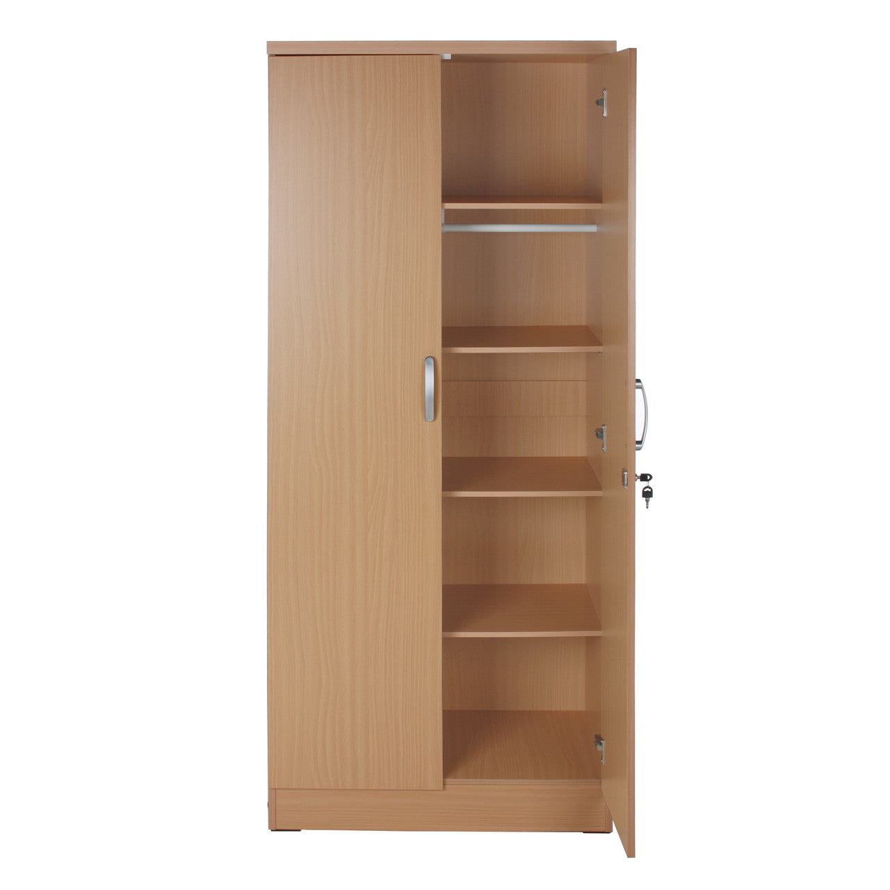 Go Green Woods Harmony Wood Two Door Armoire Wardrobe Cabinet