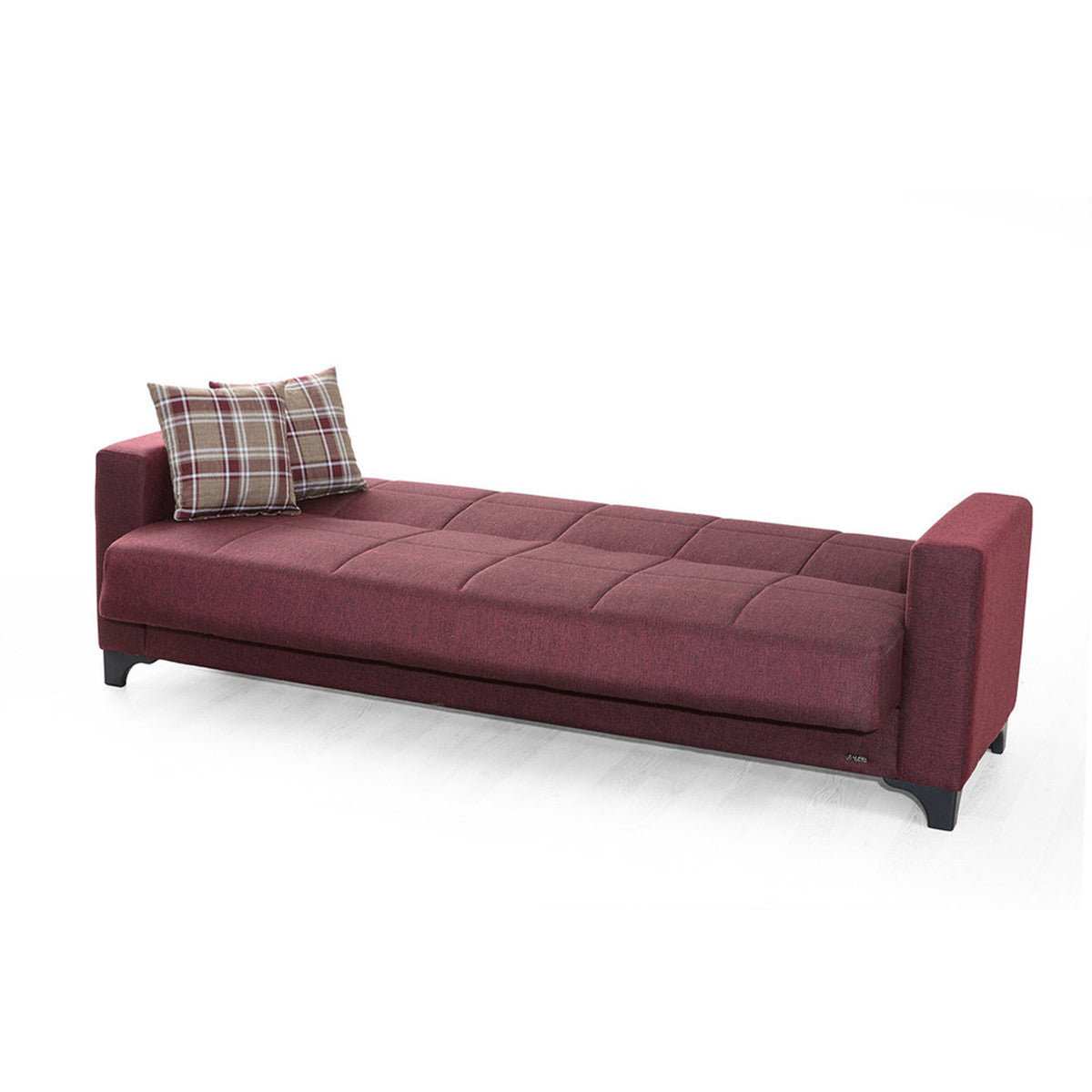 Armada Burgundy Fabric Sofa Bed
