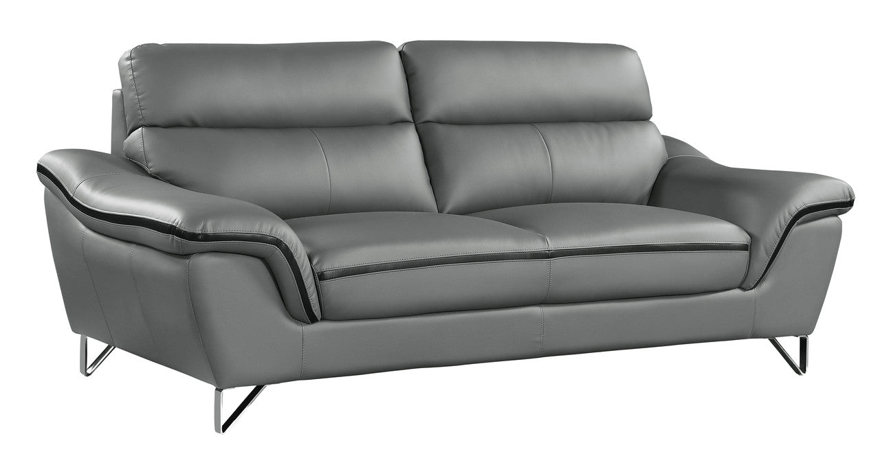 Celestial Genuine Leather Loveseat