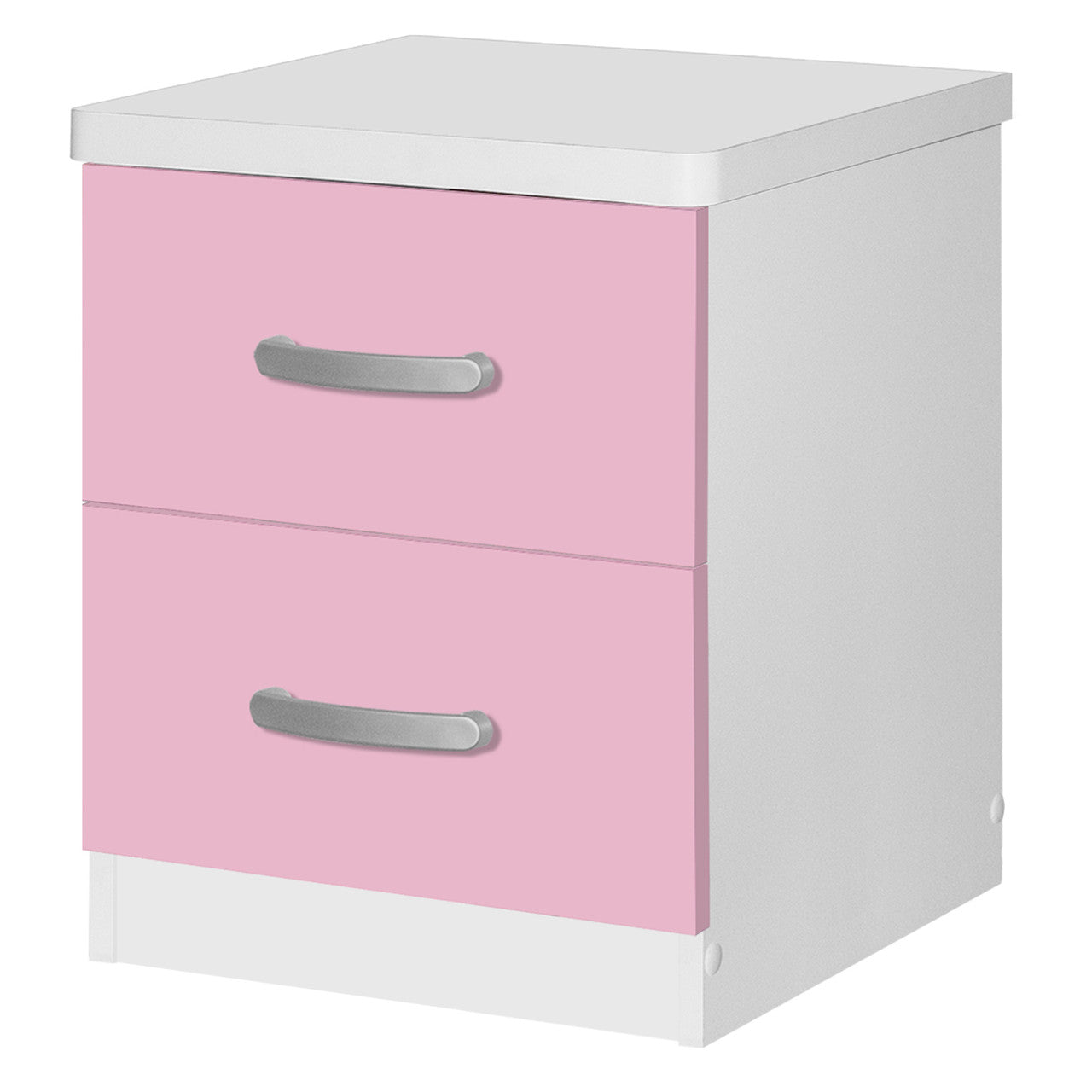 Go Green Woods Cindy Faux Wood 2 Drawer Nightstand