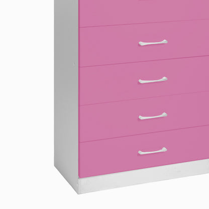 Go Green Woods Florence Wood 5 Drawer Dresser for Bedroom