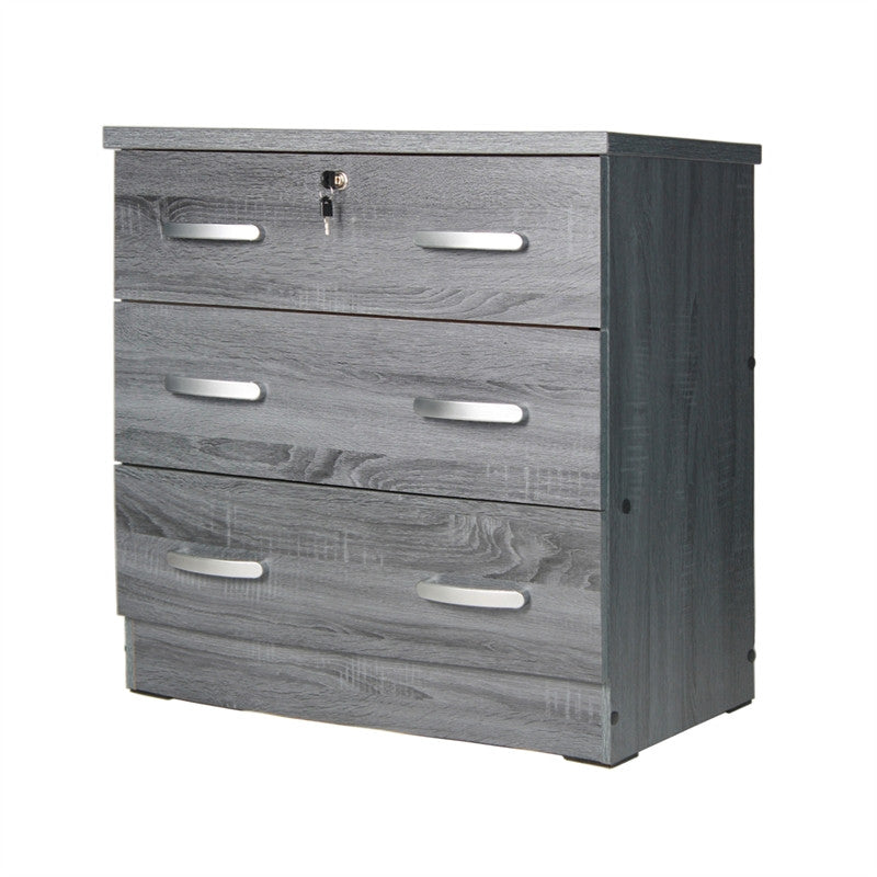 Go Green Woods 3 Drawer Engineered Wood Chest Bedroom Dresser