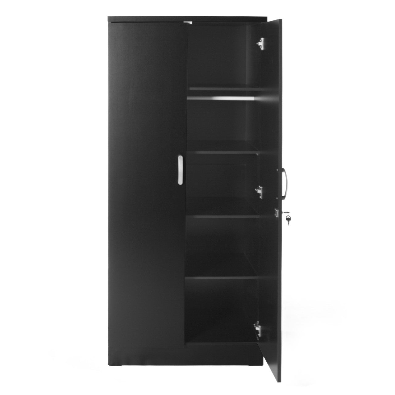 Go Green Woods Harmony Wood Two Door Armoire Wardrobe Cabinet