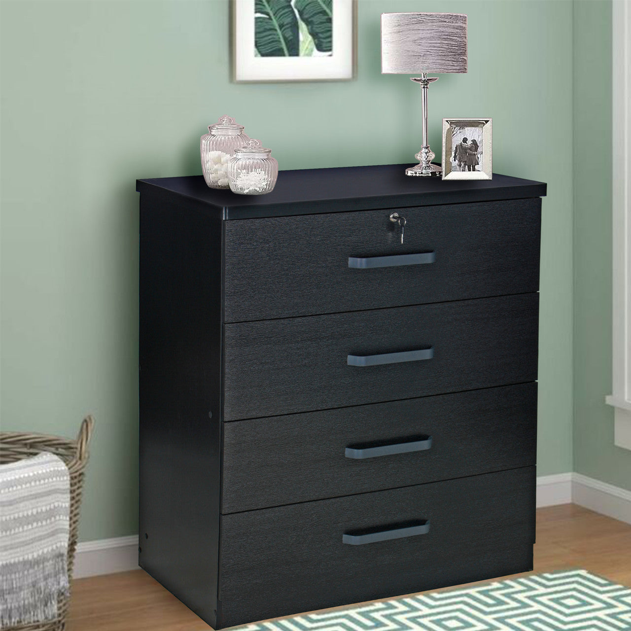 Go Green Woods Liz Super Jumbo 4 Drawer Storage Chest Dresser
