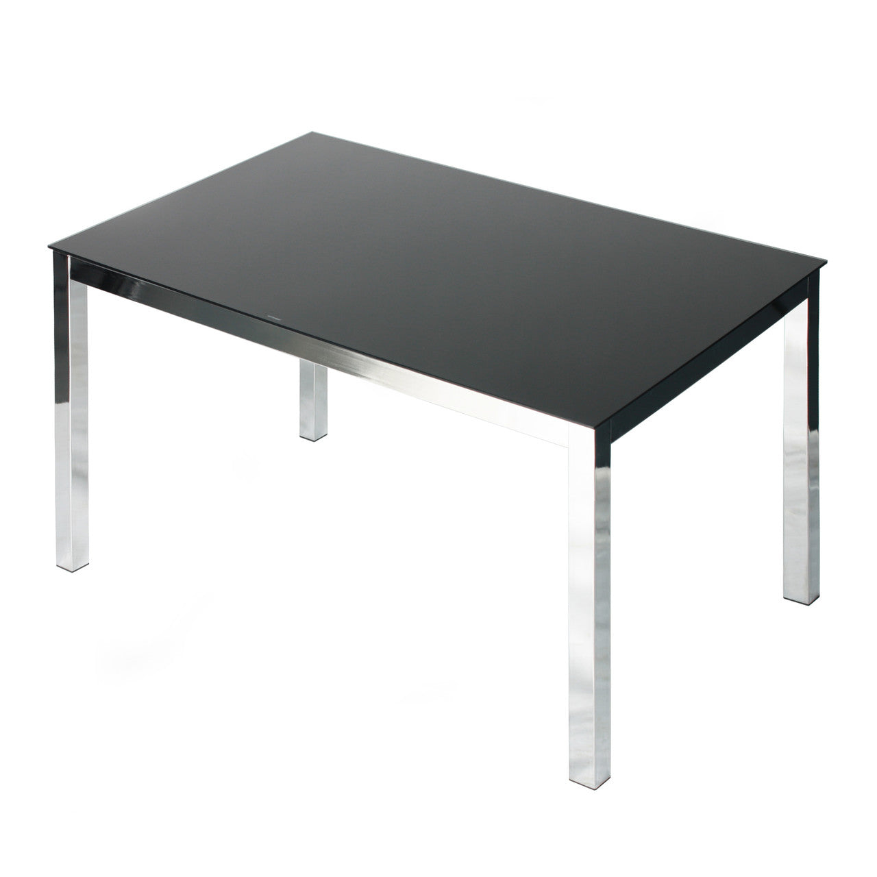 Go Green Woods Elliott Tempered Glass Metal Dining Table