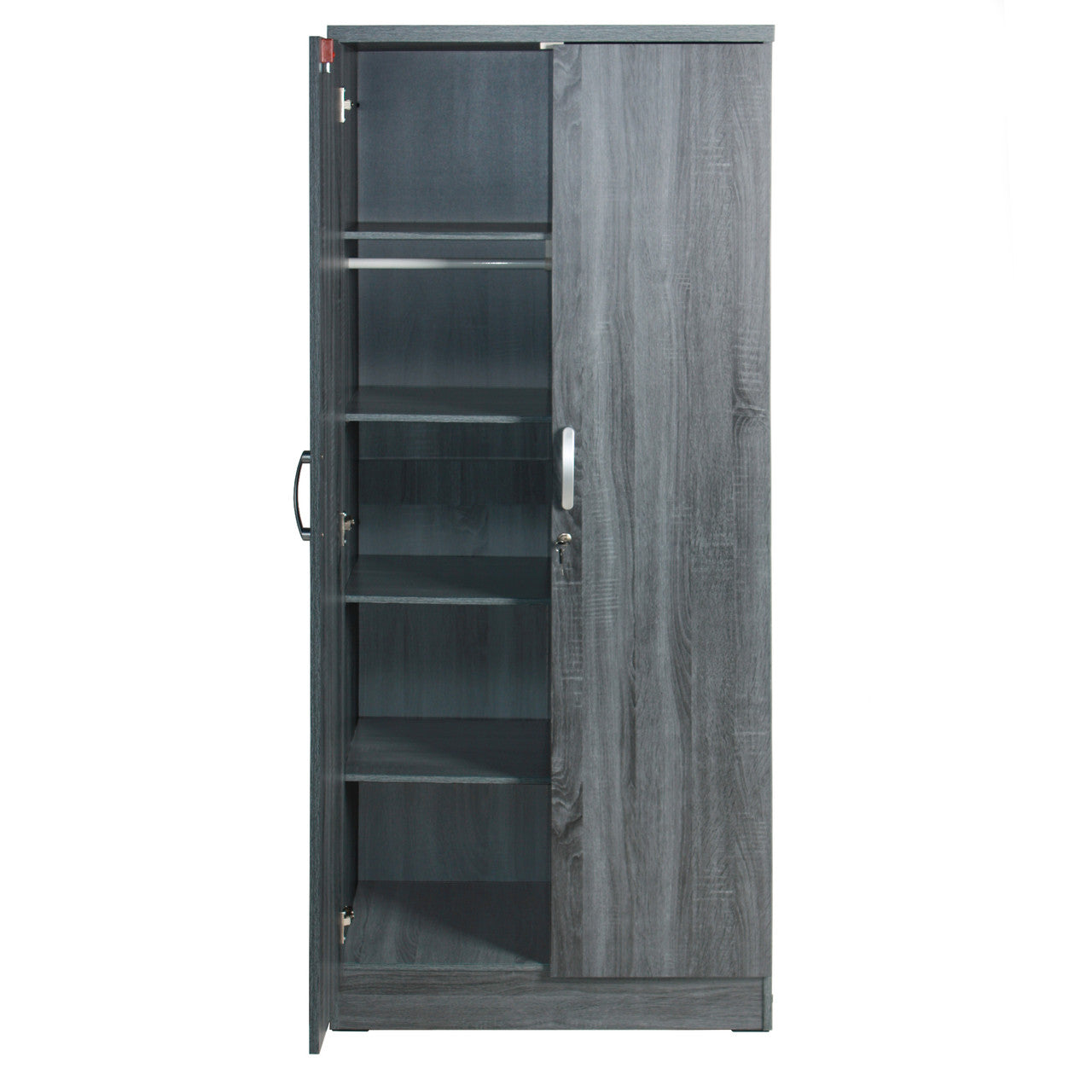 Go Green Woods Harmony Wood Two Door Armoire Wardrobe Cabinet