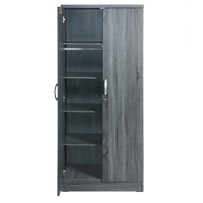 Go Green Woods Harmony Wood Two Door Armoire Wardrobe Cabinet