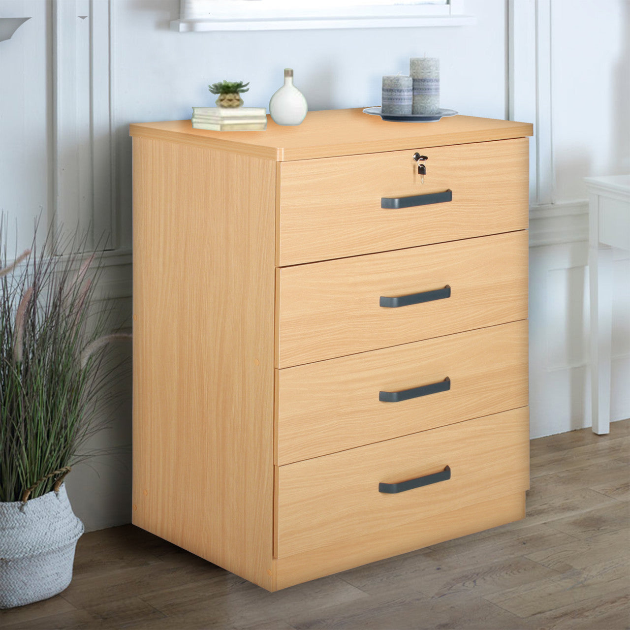 Go Green Woods Liz Super Jumbo 4 Drawer Storage Chest Dresser