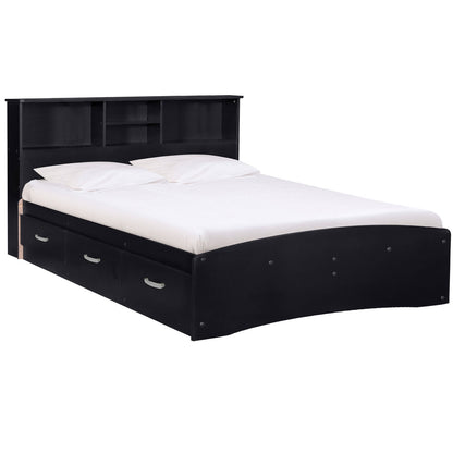 Go Green Woods California Wooden Full Captains Bed