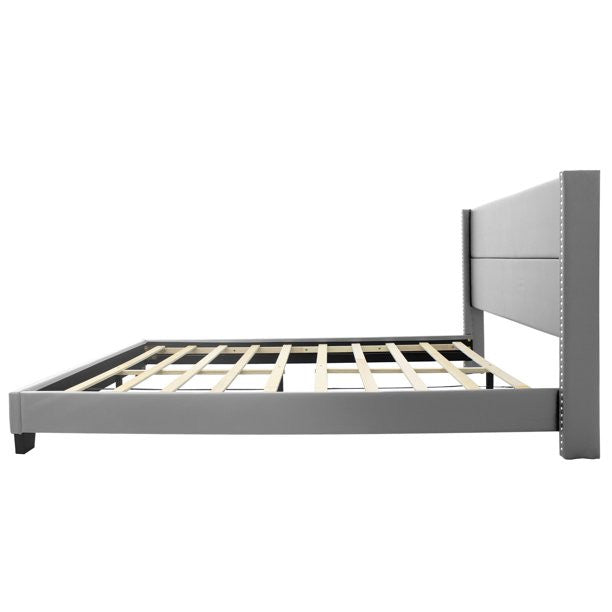 Go Green Woods Giulia Faux Leather Upholstered Full Platform Bed