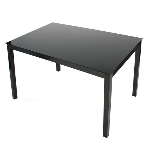 Go Green Woods Elliott Tempered Glass Metal Dining Table