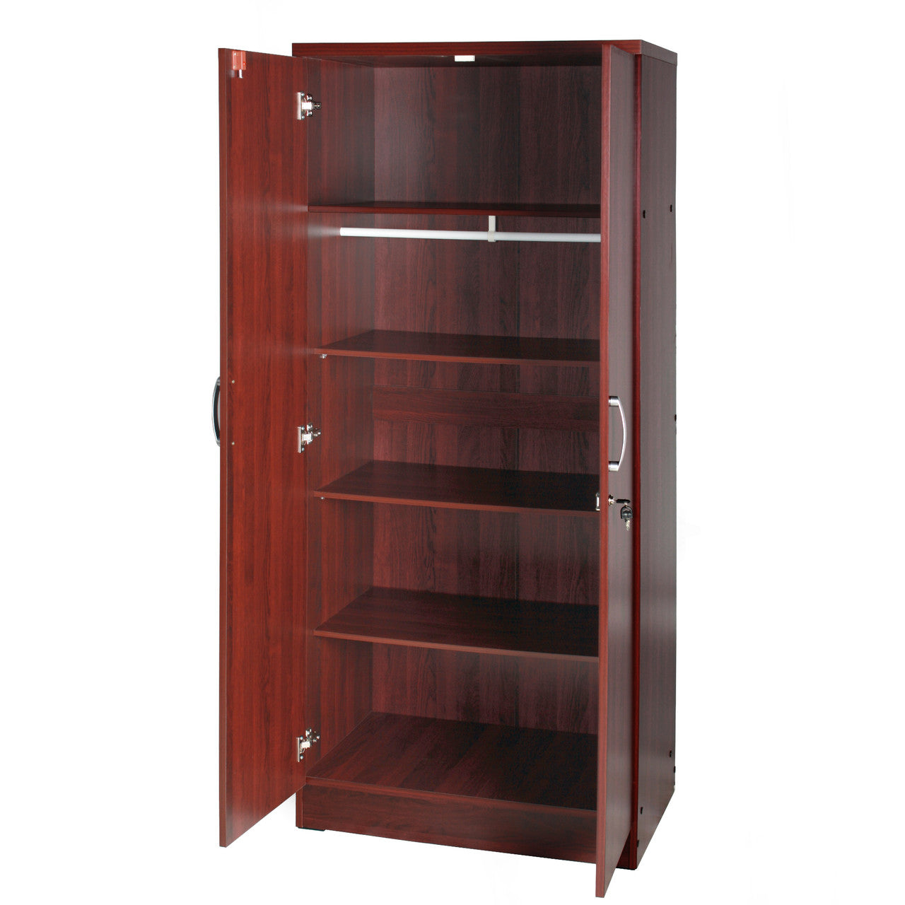 Go Green Woods Harmony Wood Two Door Armoire Wardrobe Cabinet