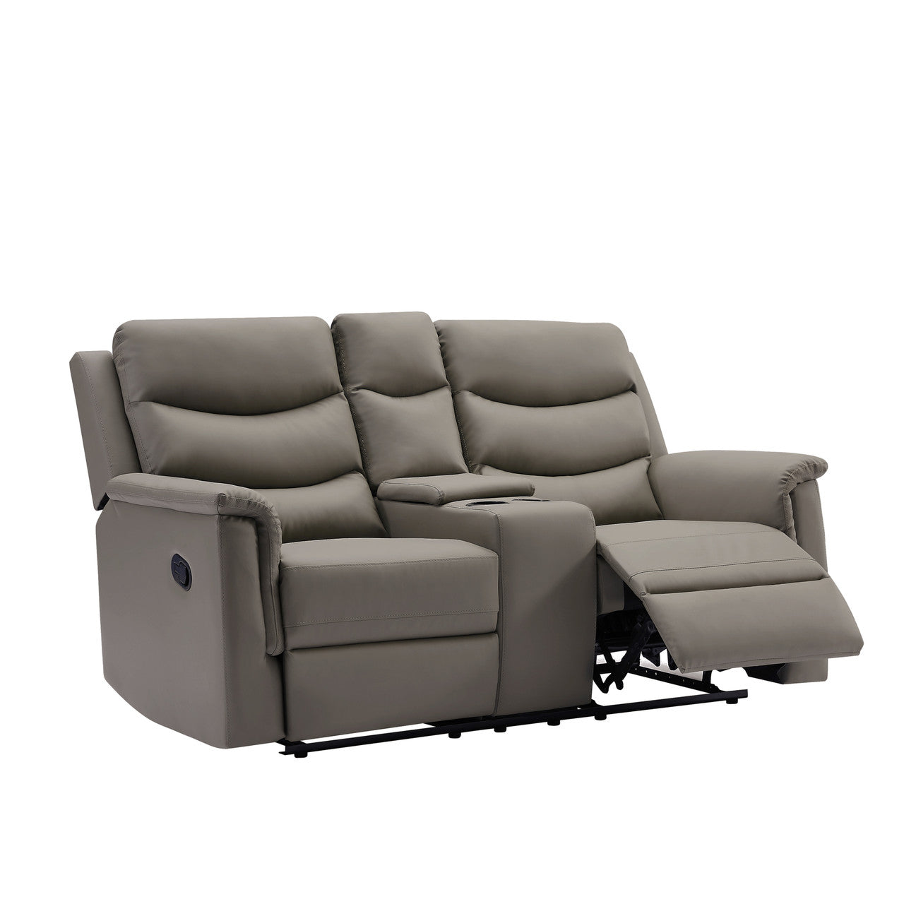 DreamSeat  2-Seater Motion Sofa Grey Pu