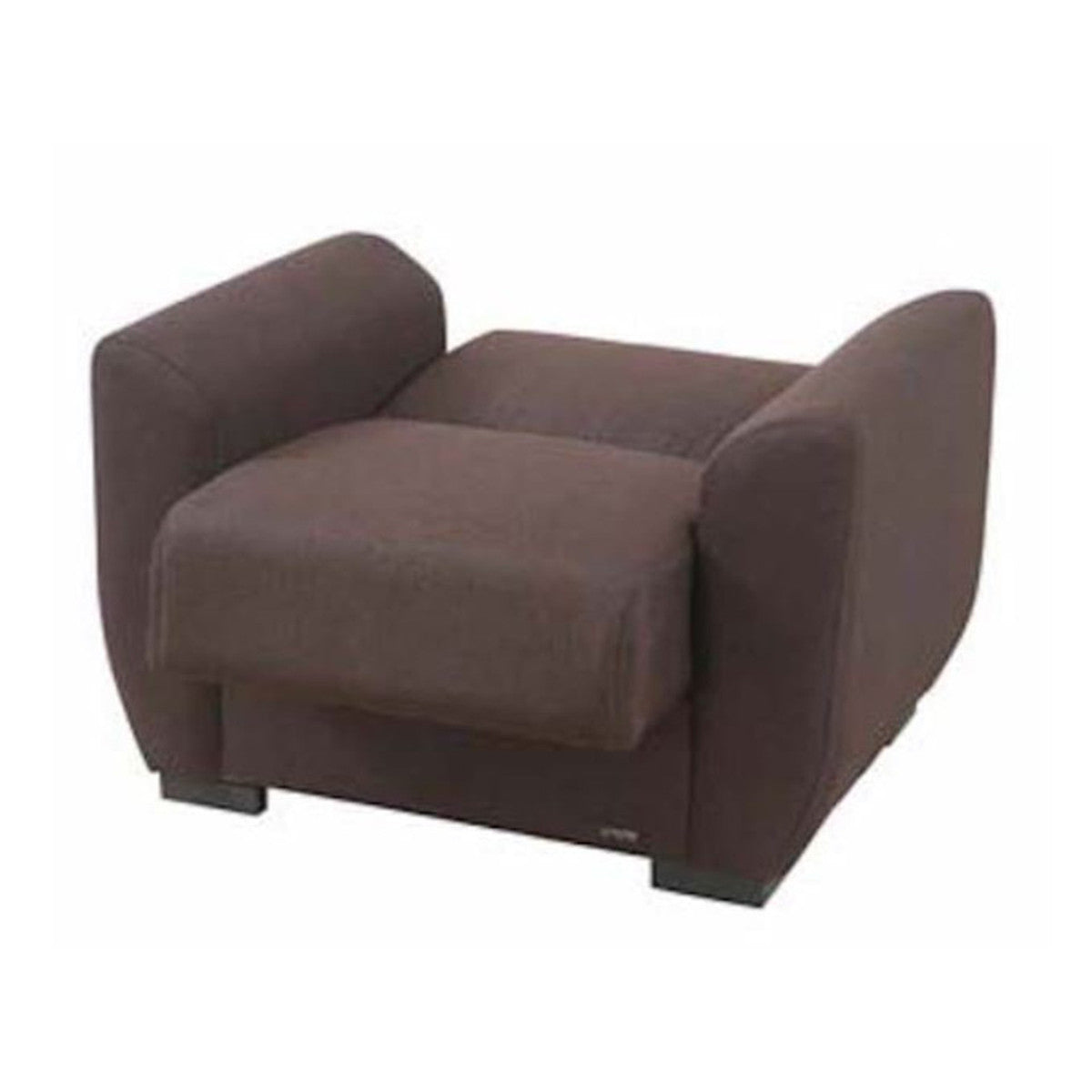 Karen Dark Brown Fabric Chair
