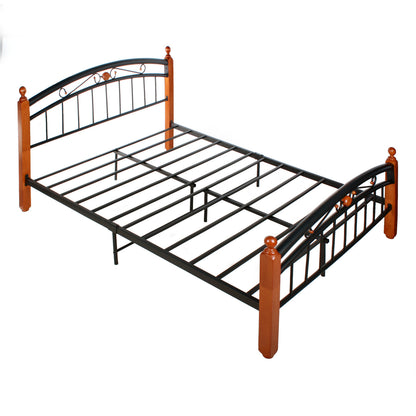 Go Green Woods Lexus Metal Bed Frame with Headboard & Footboard