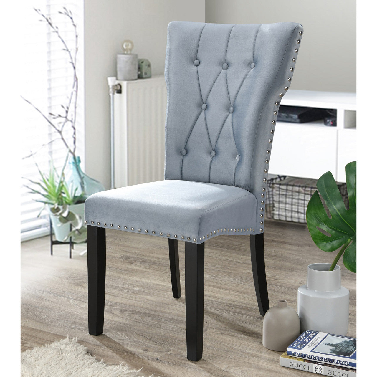 Go Green Woods La Costa Velvet Tufted Dining Chair Set of 2