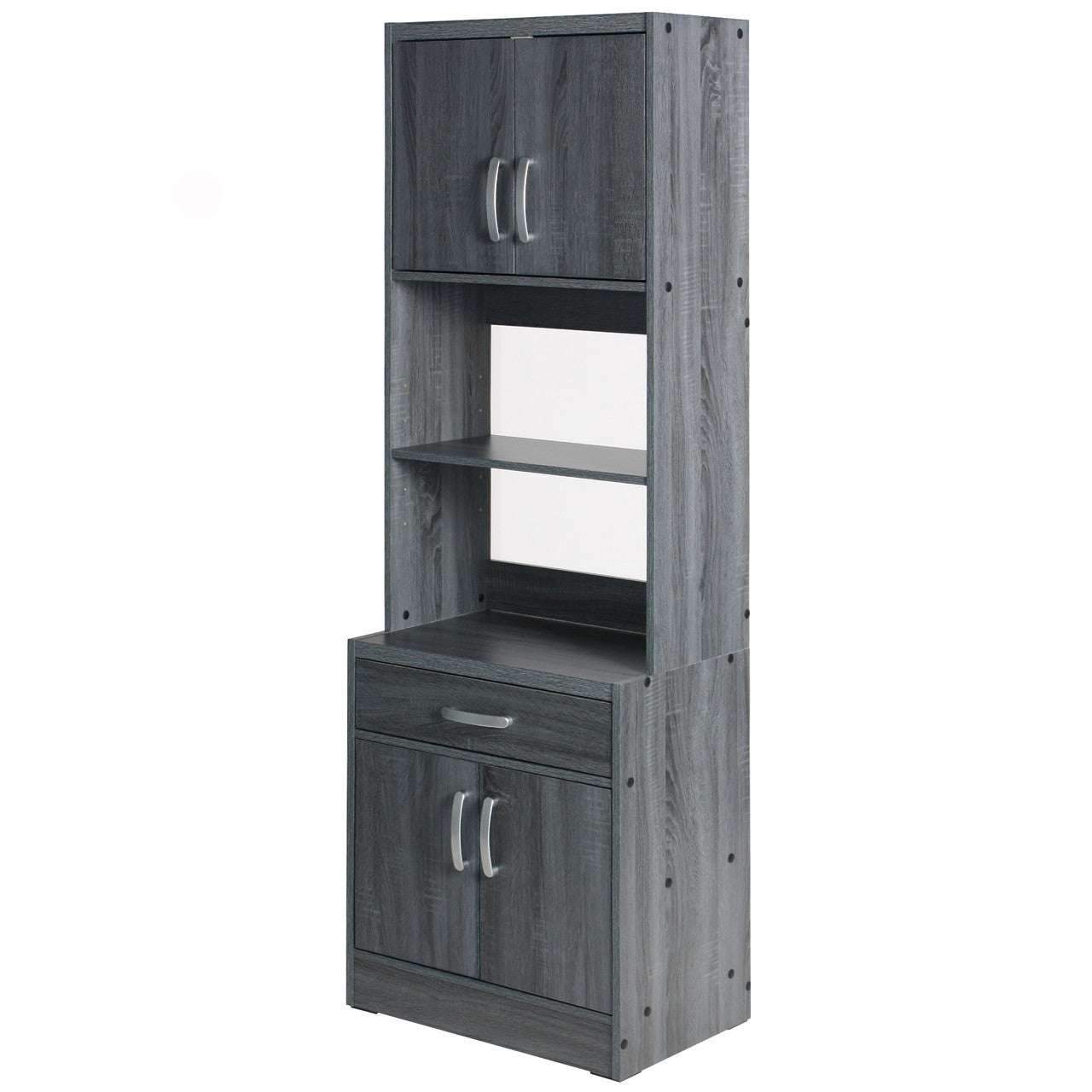 Go Green Woods Shelby Tall Wooden Kitchen Pantry
