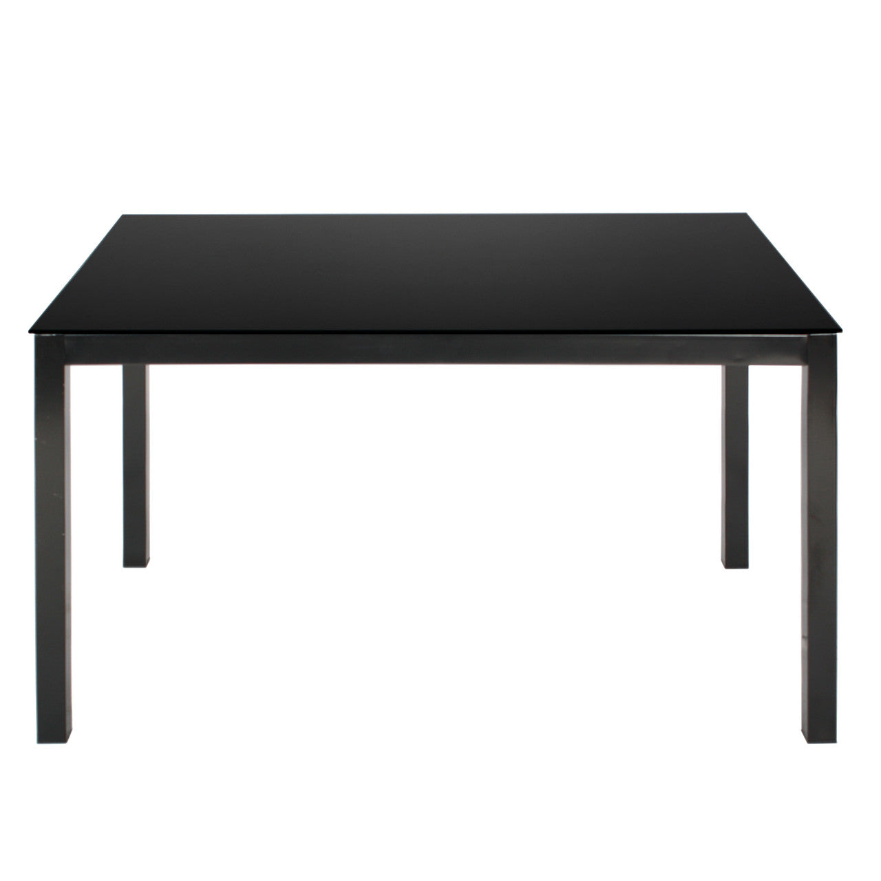 Go Green Woods Elliott Tempered Glass Metal Dining Table