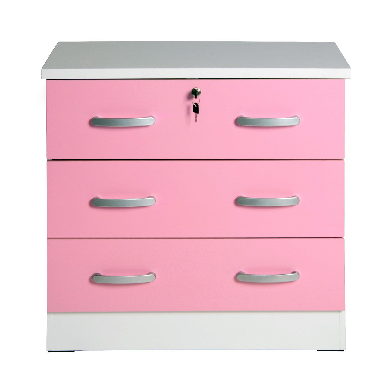 Go Green Woods Cindy Wooden 3 Drawer Chest Bedroom Dresser