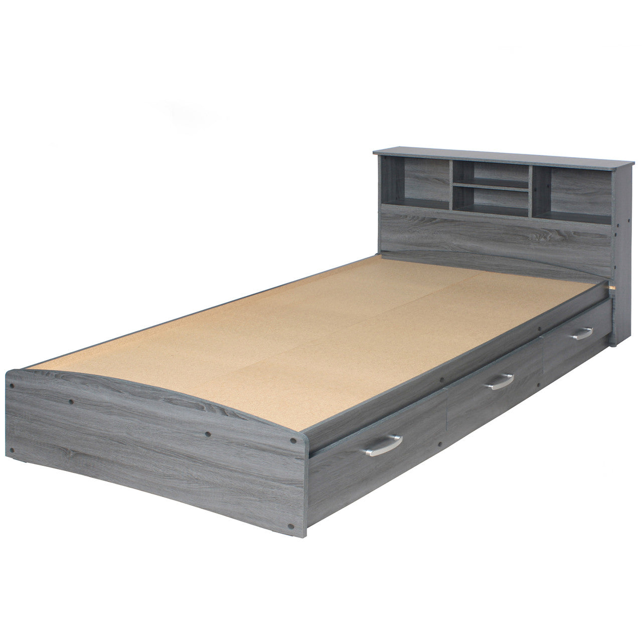 Go Green Woods California Wooden Full Captains Bed