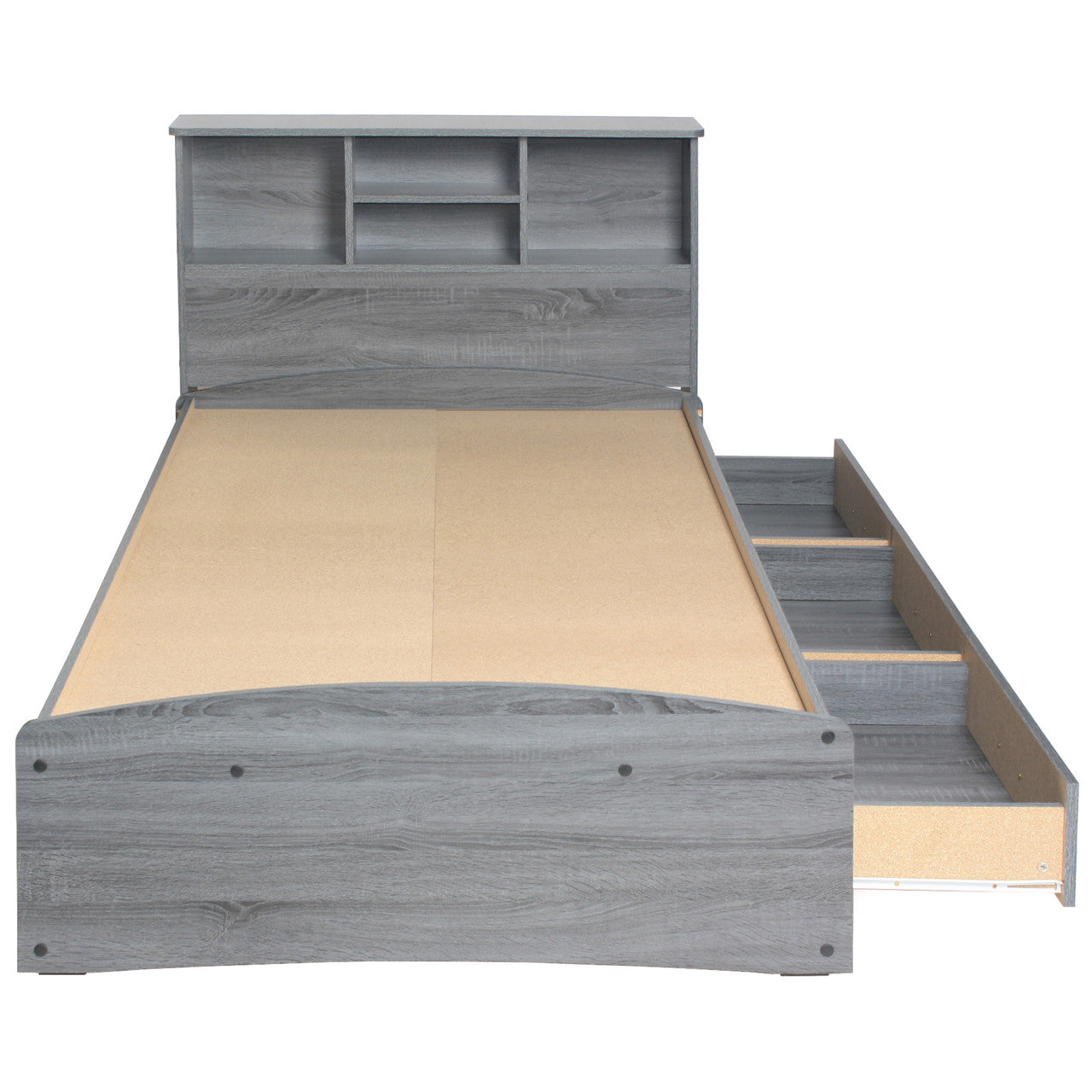 Go Green Woods California Wooden Full Captains Bed