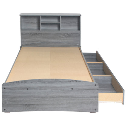 Go Green Woods California Wooden Full Captains Bed