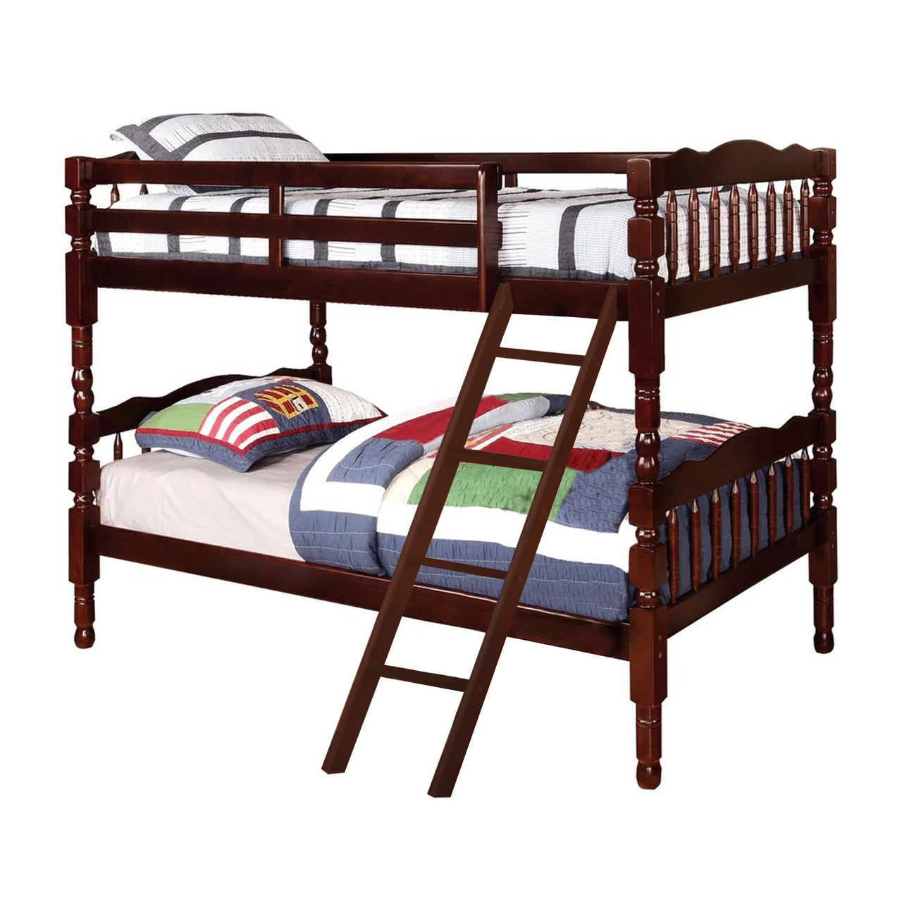 Go Green Woods Charlotte Twin Over Twin Solid Wood Bunk Bed