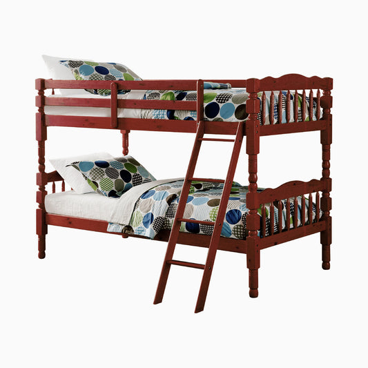 Go Green Woods Charlotte Twin Over Twin Solid Wood Bunk Bed