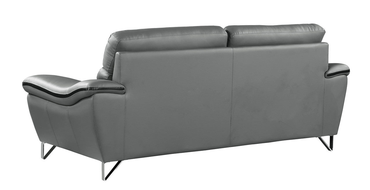 Celestial Genuine Leather Loveseat