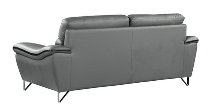 Celestial Genuine Leather Loveseat