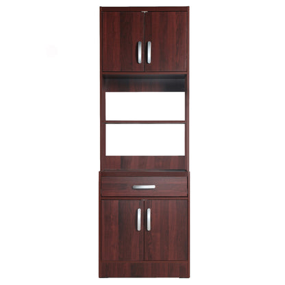 Go Green Woods Shelby Tall Wooden Kitchen Pantry
