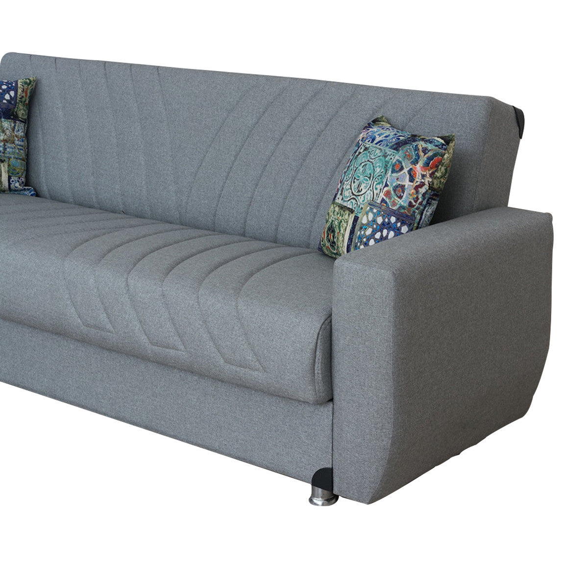 Sonya Gray Fabric Loveseat