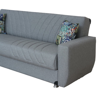 Sonya Gray Fabric Loveseat