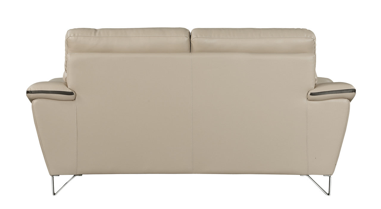 Enchantia Genuine Leather Loveseat